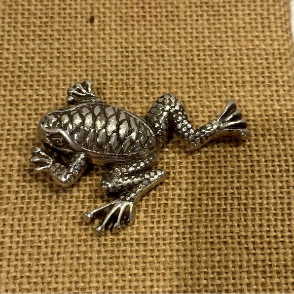 Brighton Jewelry Brighton Silvertone Frog Brooch Poshmark